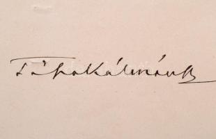 1887 Országgyűlési meghívó. Ferenc József (1830-1916) király és Tisza Kálmán (1830-1902) miniszterel...