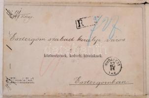 1887 Országgyűlési meghívó. Ferenc József (1830-1916) király és Tisza Kálmán (1830-1902) miniszterel...