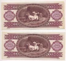 1995. 100Ft (4x) sorszámkövetők T:II