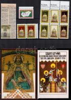 2000 A Szent Jobb Országjárása levélzárók, képeslapok, magyarázó szöveg A/4 berakólapon