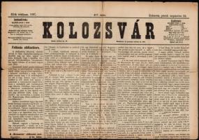 1897 Kolozsvár, A Kolozsvár című újság XI. évfolyamának 217. száma