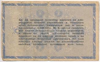 1946. 10.000.000AP vízjeles papír, fordított címer, "amelyekNEK" T:III,III-