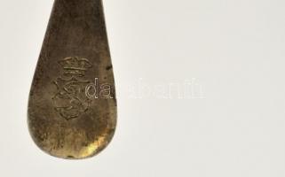 Ezüst címeres fűszerkanálka / Silver spice spoon 5,1g