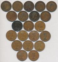 Nagy-Britannia 1900-1967. 1p Br (21x) T:2-3-
Great Britain 1900-1967. 1 Penny Br (21x) C:XF-VG