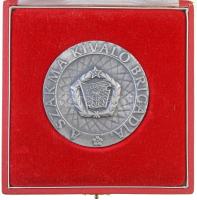 Vincze Dénes (1914-1972) DN "A Vállalat Kiváló Brigádja" Br plakett, dísztokban (70mm) + D...