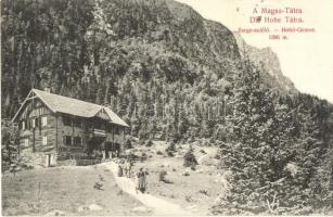 Tátra, Zerge-szálló. Divald Károly 1442-1909. / Hotel Gemse