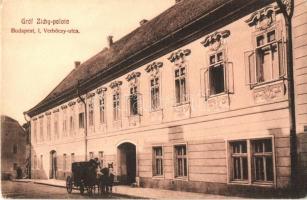 Budapest I. Gróf Zichy palota. Werbőczy utca (ma Táncsics Mihály utca) (EK)