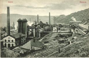 Resica, Resita; Acélgyár, kohók, Neff Antal kiadása / steel works, factory, furnace