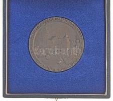 1959. "A Szakszervezeti üdültetés 10-ik évfordulójára 1949-1959" fém emlékérem eredeti tok...