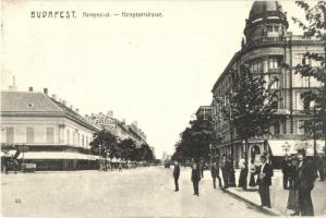 Budapest VIII. Kerepesi út és Múzeum körút sarok, Holzer üzlete (EK)