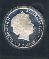 Ausztrália 2000. 5$ Ag "Sydney olimpia" T:PP Eredeti díszdobozban!