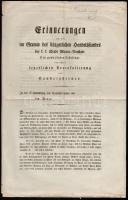 1851 Wiener-Neustadt, Emlékeztető a kereskedőtanoncokkal kapcsolatos ünnepi protokollra
