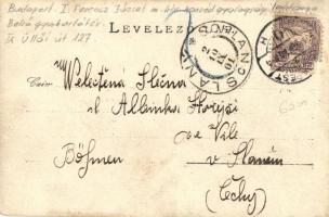 Budapest IX. Üllői út 127., I. Ferencz József m. kir. honvéd gyalogsági laktanya, belső gyakorlótér,...