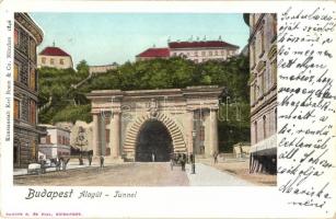 Budapest I. Alagút, Kanitz C. és Fiai kiadása, Kunstanstalt Karl Braun (EB)