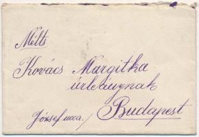 1925 Tiszaroff, Waldeck Frigyes gróf (1880-1961) kézzel írt levele nőismerősének, borítékkal