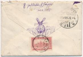 1925 Tiszaroff, Waldeck Frigyes gróf (1880-1961) kézzel írt levele nőismerősének, borítékkal