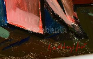 Gadányi jelzéssel: Csendélet. Olaj, karton, 50×60 cm