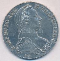 Ausztria 1780SF Tallér Ag "Mária Terézia" utánveret T:2 fülnyom  Austria 1780SF Thaler Ag "Maria Theresia" restrike C:XF ear mark