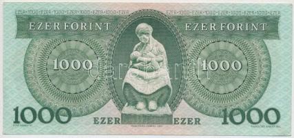 1983. március 25. 1000Ft "A" T:III szép papír 
Adamo F44.1