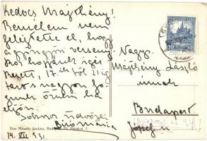 Gyöngyöshalász, Bíró Lajos kastélya, Bíró Mária levele