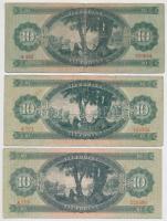 1947. 10Ft + 1949. 10Ft + 1962. 10Ft T:III,III-