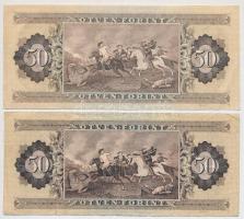 1980. szeptember 30. 50Ft "D" + 1980. szeptember 30. 50Ft "H" T:III