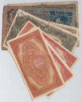 1913-1920. 12db-os vegyes magyar korona bankjegy tétel T:III,III-,IV