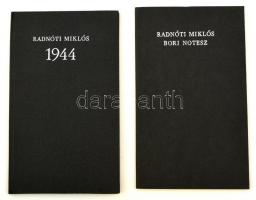 Radnóti Miklós: Bori notesz. 1978, Szépirodalmi Könyvkiadó, Magyar Helikon. Kiadói kartonált kötés, jó állapotban.