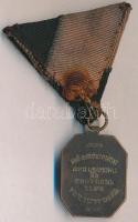 1925. "Műegyetemi Athletikai és Football Club Versenydíja" Br díjérem mellszalagon (34x26m...