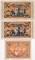 Németország / Weimari Köztársaság / Bielefeld 1923. 7db szükségpénz, perforáltak T:III,III- 
German...
