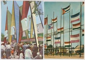 Budapesti Nemzetközi Vásár - 10 db MODERN főleg megíratlan képeslap / 10 MODERN mostly unused postca...