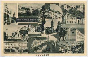 Losonc, Lucenec; - 2 db régi képeslap + Slovakotour 10h bélyegekkel / 2 pre-1945 postcards + Slovako...