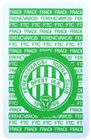 DN "Ferencvárosi Torna Club" zománcozott fém gomblyukjelvény (18mm) + 1975. évi zsebnaptár...