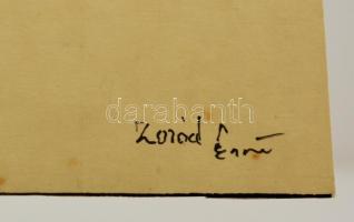 Zorád jelzéssel: Vágtázó lovas. Tus, papír, 26×38 cm