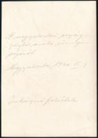 1940 A nagyszalontai oszágzászló avalatási ünnepsége, beszédet mond dr. Kiss Ferenc (1889-1966) anat...