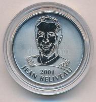Kanada 2001. A Nemzetközi Jégkorong Liga csillagai - Jean Béliveau Ni emlékérem (27mm) T:BU Canada 2001. National Hockey League All-Stars - Jean Béliveau Ni commemorative coin (27mm) C:BU