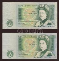 Nagy-Britannia 1978-84. 1Ł (2x) T:II,II-