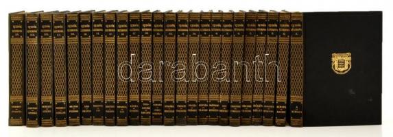 Új idők lexikona 1.-24. kötet. Komplett!, Budapest, 1936-1942, Signer és Wolfner Irodalmi Intézet Rt. Egységes kiadói aranyozott egészvászon sorozatkötésben, számos egészoldalas és szövegközti illusztrációval. Jó állapotban.