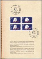 1986 Német Szövetségi Köztársaság elnökének, Richard von Weizsäcker (1920-2015) aláírása balettelőad...