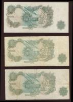 Nagy-Britannia 1966-77. 1Ł (3x) T:II,III