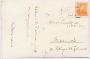 1939 Dévaványa, látkép, községháza, photo (EK)