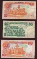 Malajzia 1983-84. 5R T:II/III + 10R (2x) T:II