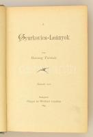 Herczeg Ferenc: A Gyurkovics Leányok. Bp., 1893, Singer és Wolfner. Kiadói aranyozott, címerrel illu...