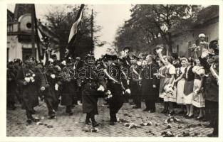 1938 Galánta, bevonulás / entry of the Hungarian troops