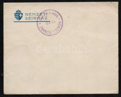 1945 Cipőgyűjtési felhívás a Nemzeti Színház dolgozói részére. Gobbi Hilda, mint üzemi bizottsági el...