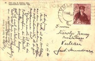 1940 Nagyszeben, Sibiu, Hermannstadt; sport és strandfürdő, ugrótorony / sport spa, diving tower, E....