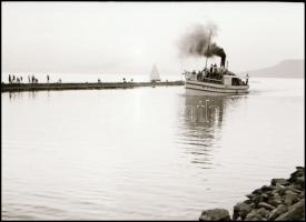 cca 1935 Kirándulás a Badacsony körül a Kisfaludy hajóval 13 fotó, negatívokkal