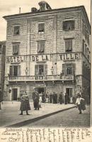 Dubrovnik, Ragusa; Hotel de la Ville, Restaurant / szálloda és étterem, I. Kulisic kiadása