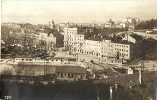 1917 Fiume, híd, eredeti fotó / bridge, Atelier Betty, photo