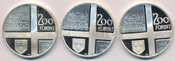 1977. 200Ft Ag (3xklf) "Festők I. - Derkovits, Szinyei, Munkácsy" T:PP felületi karc
Adam...